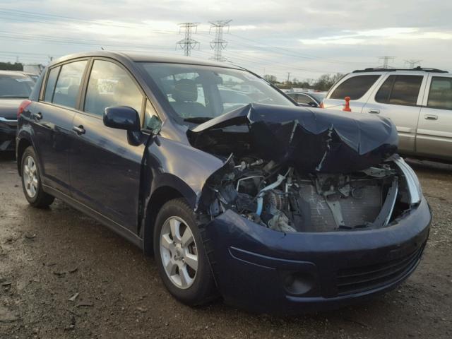 3N1BC13E98L423514 - 2008 NISSAN VERSA S BLUE photo 1