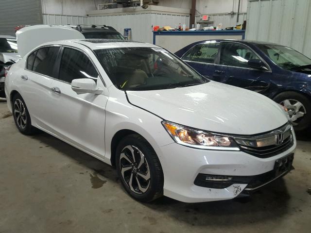 1HGCR2F7XHA226296 - 2017 HONDA ACCORD EX WHITE photo 1