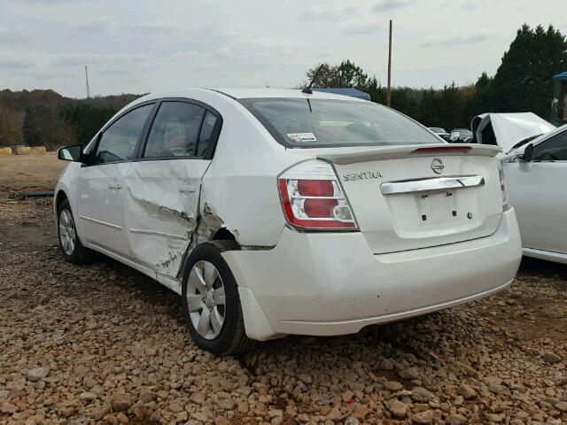 3N1AB6AP9BL653240 - 2011 NISSAN SENTRA 2.0 WHITE photo 3