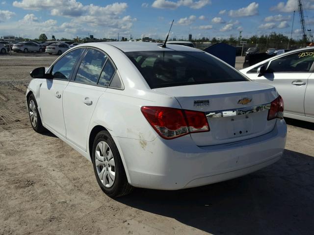 1G1PA5SH4D7300416 - 2013 CHEVROLET CRUZE LS WHITE photo 3