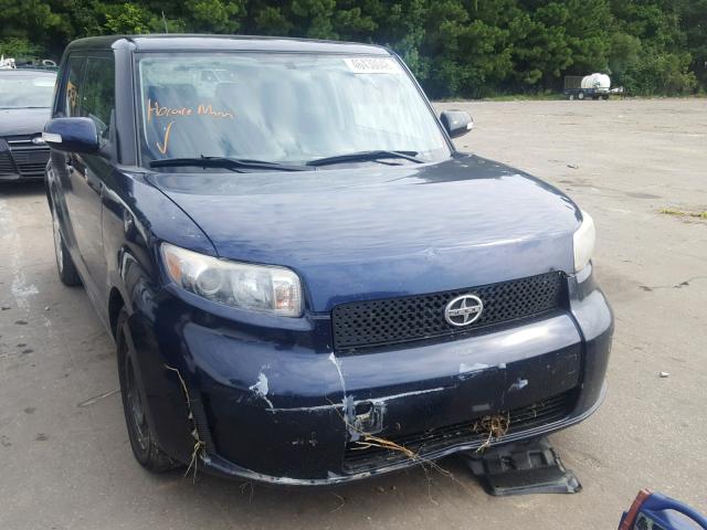 JTLKE50E081038664 - 2008 TOYOTA SCION XB ლურჯი ფოტო 1