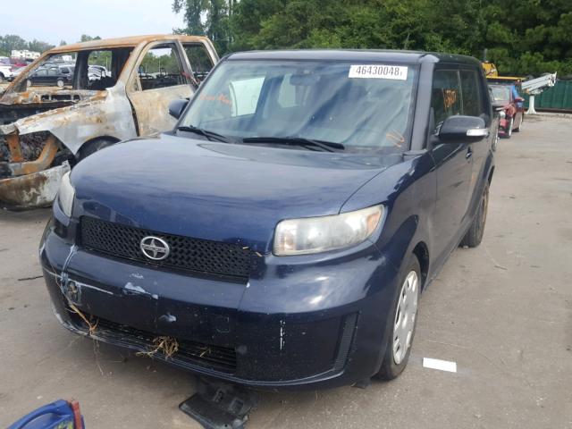 JTLKE50E081038664 - 2008 TOYOTA SCION XB ლურჯი ფოტო 2