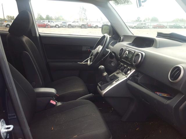 JTLKE50E081038664 - 2008 TOYOTA SCION XB ლურჯი ფოტო 5