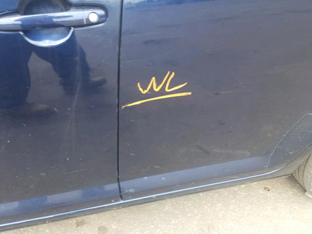 JTLKE50E081038664 - 2008 TOYOTA SCION XB ლურჯი ფოტო 9