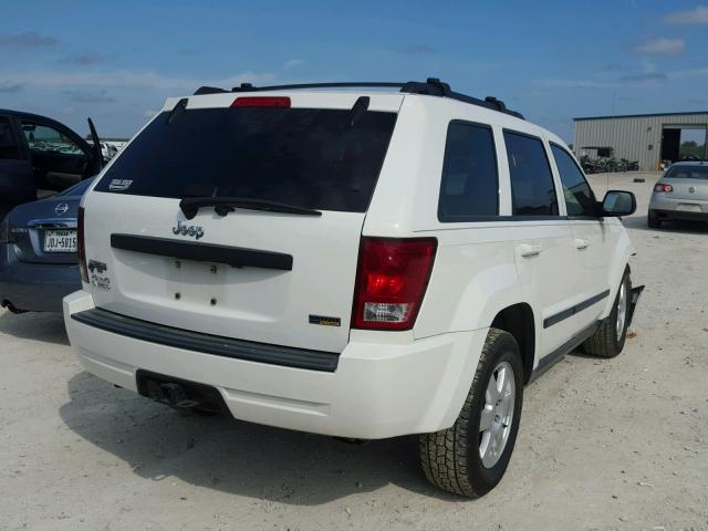 1J8HR48P29C535806 - 2009 JEEP GRAND CHER WHITE photo 4