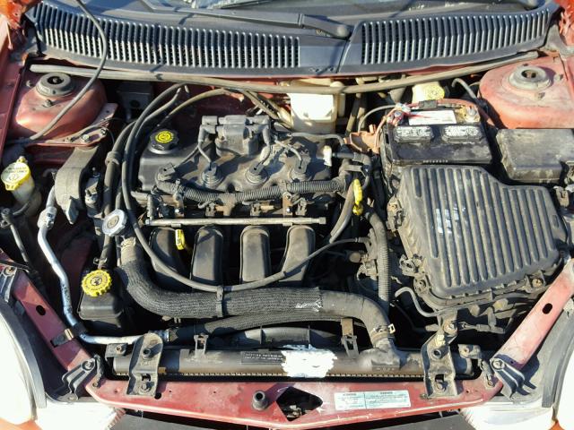 1B3ES46C3YD781370 - 2000 DODGE NEON BASE ORANGE photo 7