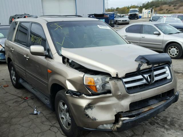 5FNYF28666B018924 - 2006 HONDA PILOT GOLD photo 1