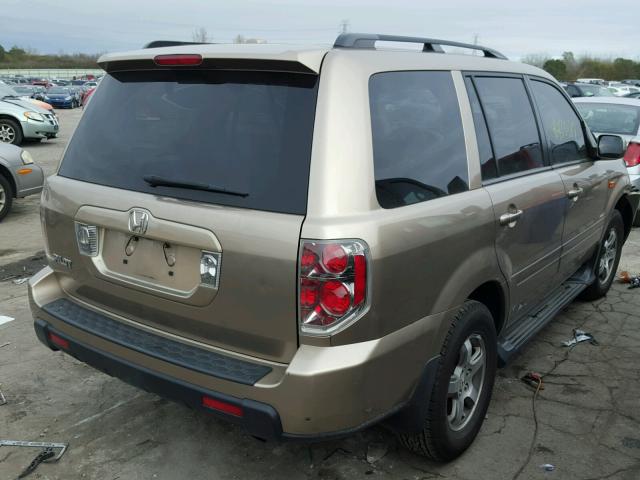 5FNYF28666B018924 - 2006 HONDA PILOT GOLD photo 4