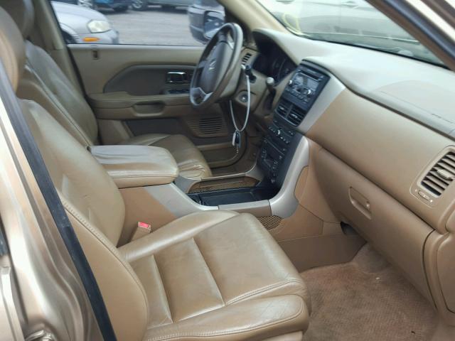 5FNYF28666B018924 - 2006 HONDA PILOT GOLD photo 5