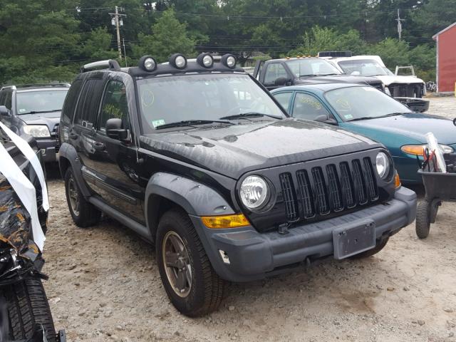 1J8GL38K66W214020 - 2006 JEEP LIBERTY RE BLACK photo 1
