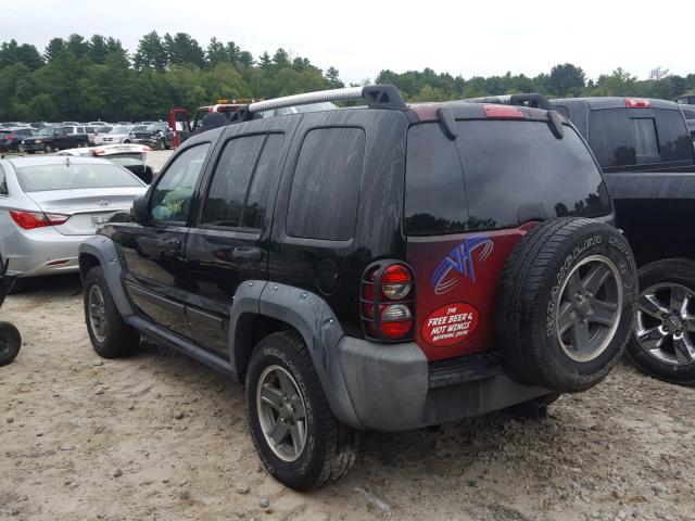 1J8GL38K66W214020 - 2006 JEEP LIBERTY RE BLACK photo 3