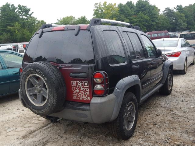 1J8GL38K66W214020 - 2006 JEEP LIBERTY RE BLACK photo 4