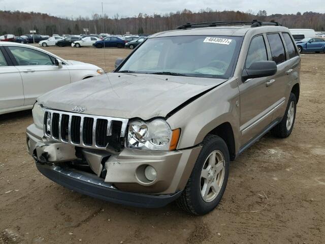 1J4HR58245C614061 - 2005 JEEP GRAND CHER TAN photo 2