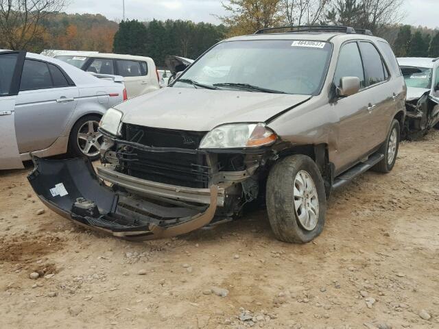 2HNYD18613H511958 - 2003 ACURA MDX TOURIN GOLD photo 2