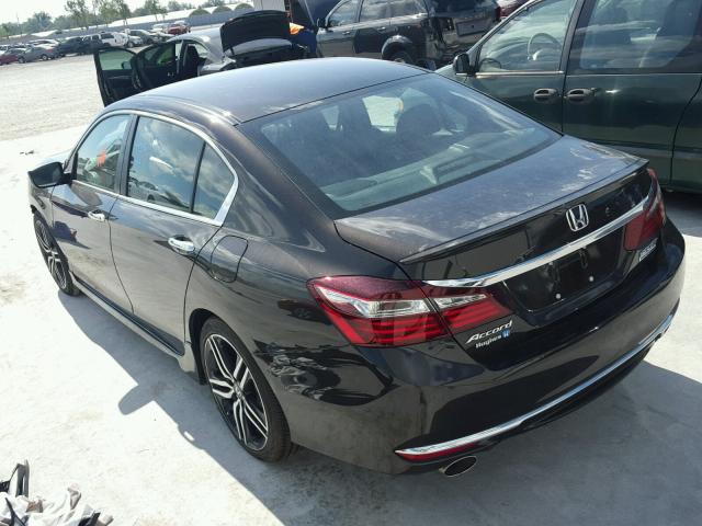 1HGCR2F11HA114014 - 2017 HONDA ACCORD SPO BROWN photo 3