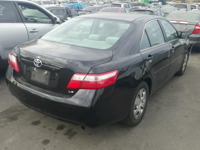 4T1BE46K99U830343 - 2009 TOYOTA CAMRY BASE BLACK photo 4