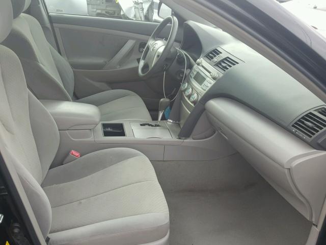 4T1BE46K99U830343 - 2009 TOYOTA CAMRY BASE BLACK photo 5