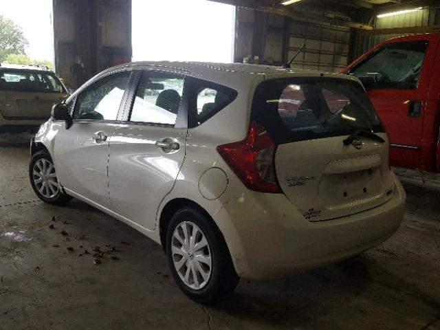 3N1CE2CP7EL353500 - 2014 NISSAN VERSA NOTE WHITE photo 3