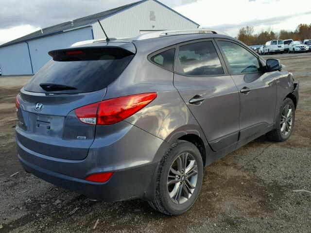 KM8JUCAG1EU905056 - 2014 HYUNDAI TUCSON GLS GRAY photo 4