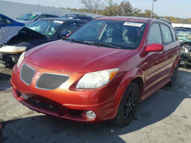 5Y2SL65896Z409815 - 2006 PONTIAC VIBE RED photo 2