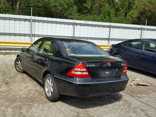 WDBRF81JX3F405424 - 2003 MERCEDES-BENZ C 240 4MAT BEIGE photo 3