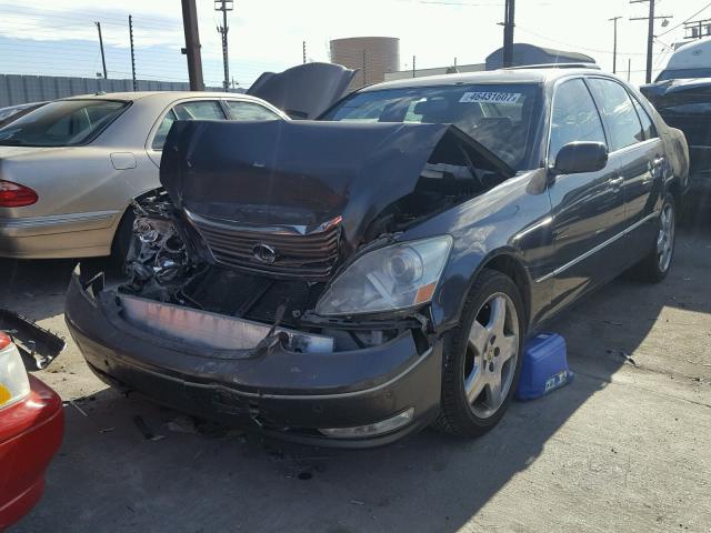 JTHBN36FX55022457 - 2005 LEXUS LS 430 GRAY photo 2