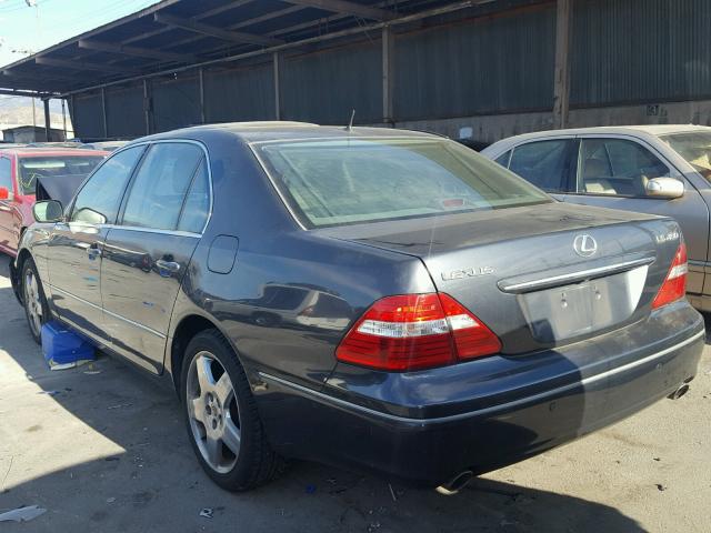 JTHBN36FX55022457 - 2005 LEXUS LS 430 GRAY photo 3