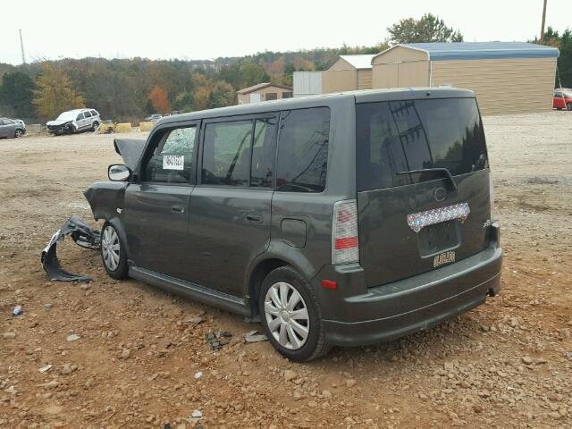JTLKT324350203008 - 2005 TOYOTA SCION XB CHARCOAL photo 3