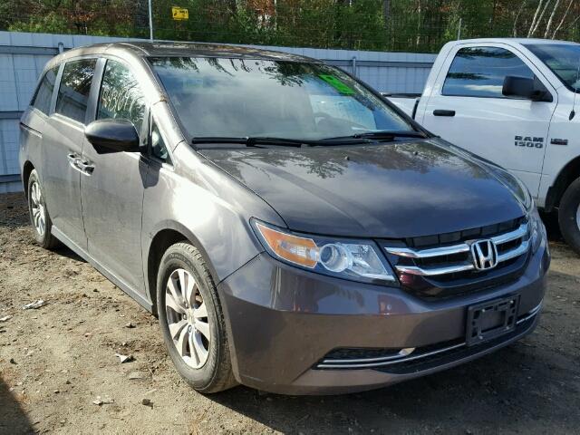 5FNRL5H65FB120911 - 2015 HONDA ODYSSEY EX GRAY photo 1