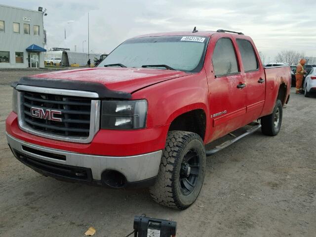 1GTHK23K27F532895 - 2007 GMC SIERRA K25 RED photo 2