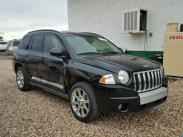 1J8FF57W07D370750 - 2007 JEEP COMPASS LI BLACK photo 1