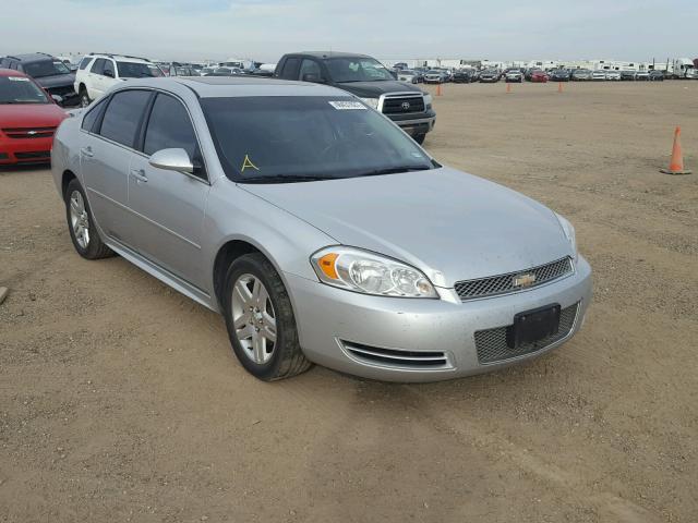 2G1WG5E37C1214023 - 2012 CHEVROLET IMPALA LT SILVER photo 1