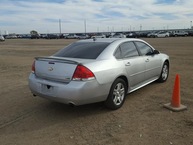 2G1WG5E37C1214023 - 2012 CHEVROLET IMPALA LT SILVER photo 4