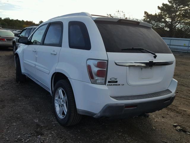 2CNDL63FX56078260 - 2005 CHEVROLET EQUINOX LT WHITE photo 3