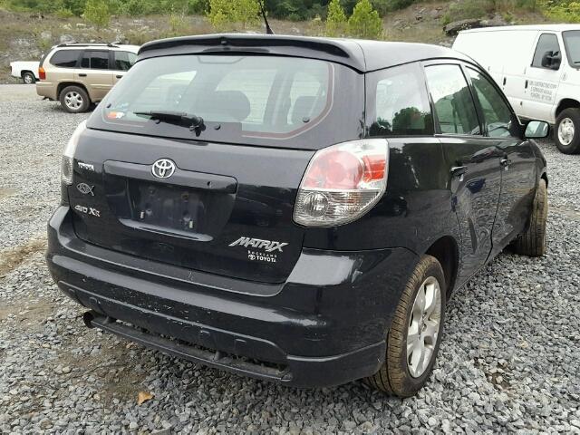 2T1LR30E26C554560 - 2006 TOYOTA COROLLA MA BLACK photo 4