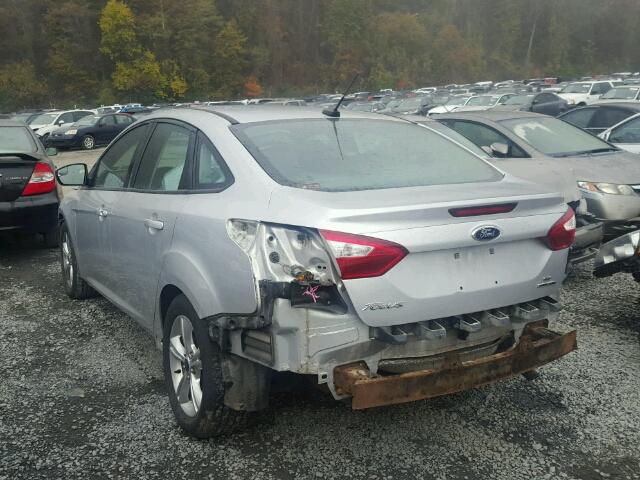 1FADP3F20EL229071 - 2014 FORD FOCUS SE SILVER photo 3