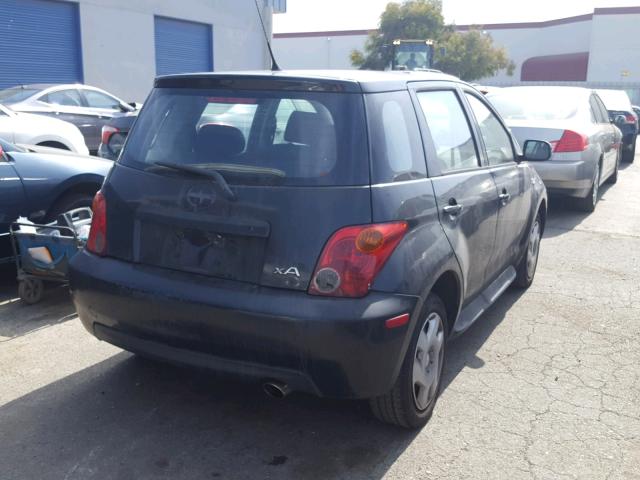 JTKKT624X50112016 - 2005 TOYOTA SCION XA შავი ფოტო 4