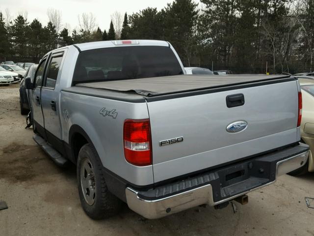 1FTPW14V48FA40762 - 2008 FORD F150 SILVER photo 3