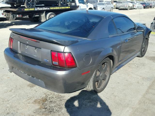 1FAFP406X4F240828 - 2004 FORD MUSTANG GRAY photo 4