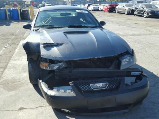 1FAFP406X4F240828 - 2004 FORD MUSTANG GRAY photo 9