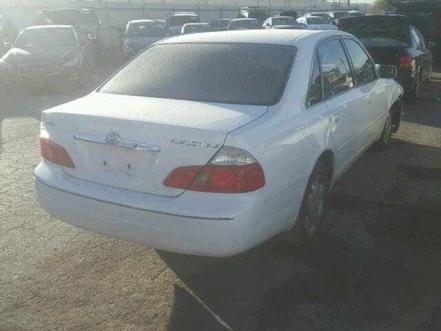 4T1BF28B14U380565 - 2004 TOYOTA AVALON XL WHITE photo 4