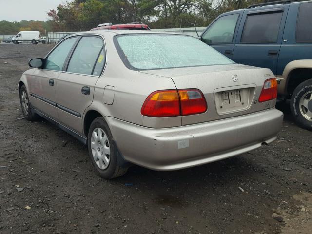 2HGEJ667XYH596690 - 2000 HONDA CIVIC LX TAN photo 3