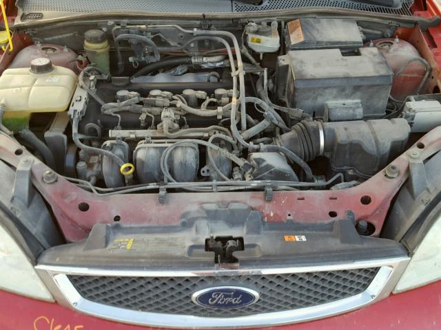 3FAHP31N05R106021 - 2005 FORD FOCUS ZX3 RED photo 7