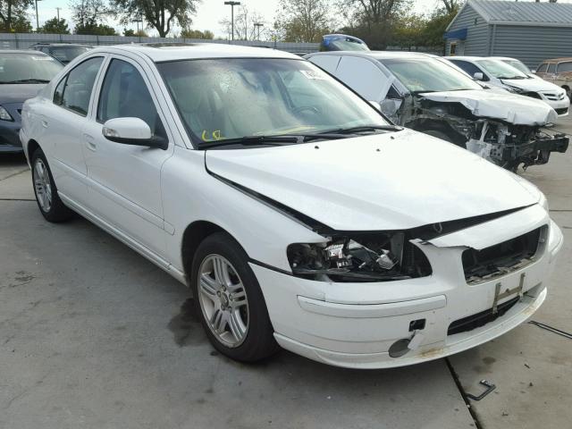 YV1RS592682693069 - 2008 VOLVO S60 2.5T WHITE photo 1