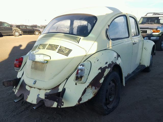 1122352407 - 1972 VOLKSWAGEN BEATLE YELLOW photo 4