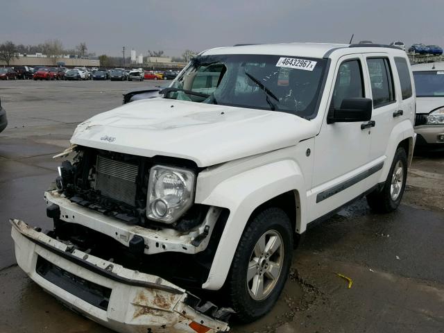 1J4PN2GK9AW139393 - 2010 JEEP LIBERTY SP WHITE photo 2