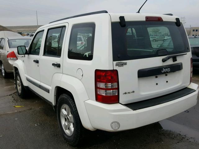 1J4PN2GK9AW139393 - 2010 JEEP LIBERTY SP WHITE photo 3