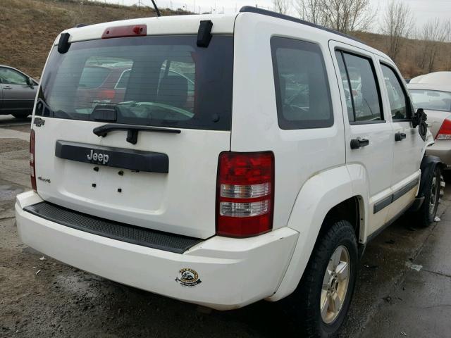 1J4PN2GK9AW139393 - 2010 JEEP LIBERTY SP WHITE photo 4
