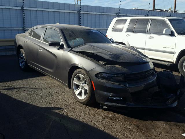 2C3CDXHG4HH537722 - 2017 DODGE CHARGER SX GRAY photo 1