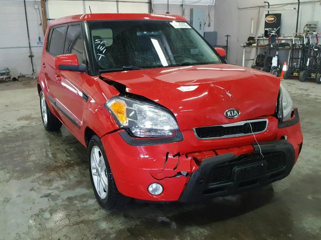 KNDJT2A25B7282251 - 2011 KIA SOUL RED photo 1